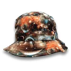 Fisherman Bucket Hat Universe Cosmos Galaxy Graphic Print Outdoor Hiking Cap